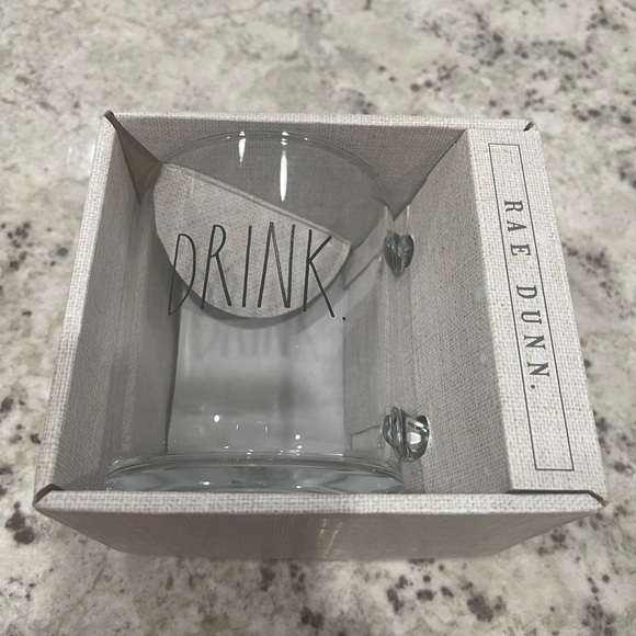 Rae Dunn new coffee cup that says drink on it. - Picture 3 of 3